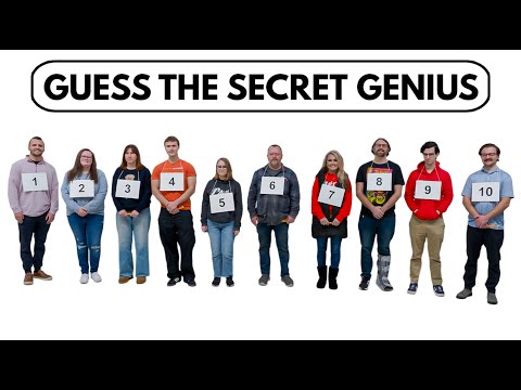 9 People vs 1 Secret Genius