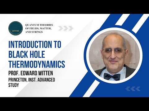 Introduction to Black Hole Thermodynamics -  Edward Witten