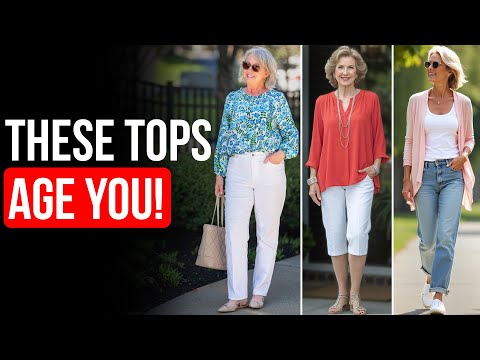 STOP Wearing These 10 TOPS After 60  (That CHEAPEN Your Look!)