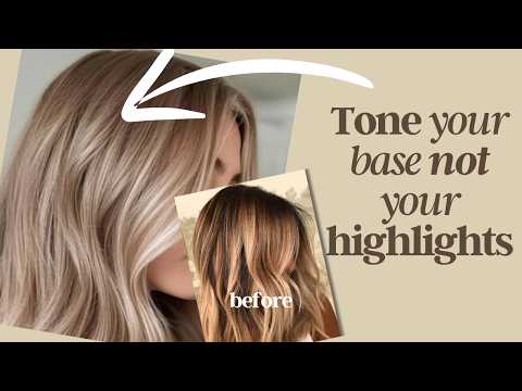 How to Fix a Brassy Base Color + Have Bright Blonde Highlights