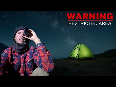 Camping with Night Vision at AREA 51 |  Strange Lights at the Powerlines Overlook + Range 61