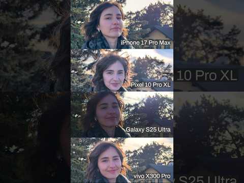 iPhone 17 Pro Max vs. Galaxy S25 Ultra vs. Pixel 10 Pro XL vs. vivo X300 Pro Video Test