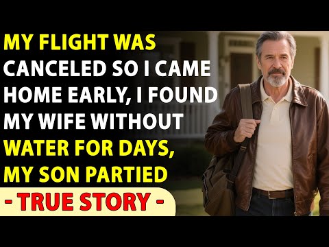 My Flight Was Canceled So I Came Home Early — I Found My Wife Without Water for Days, My Son Partied