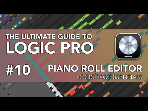 Logic Pro #10 - Piano Roll Editor, MIDI Edit Tools