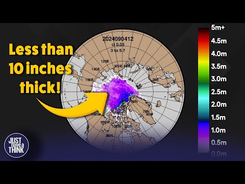 The US Navy knows how fast Arctic Sea ice is disappearing!