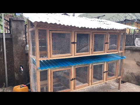 How to make 8 rooms rabbit cage in 10 minutes