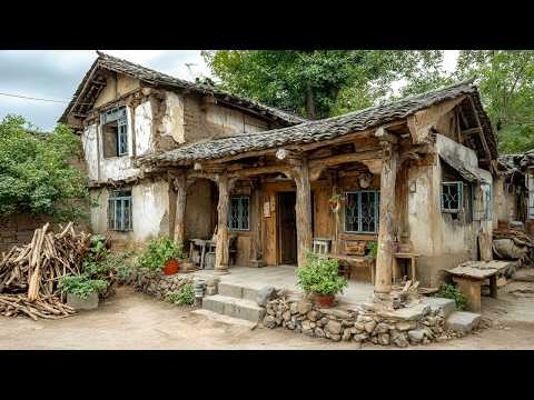 Poor boy buys a wooden house in the countryside and turns it into a family gathering place