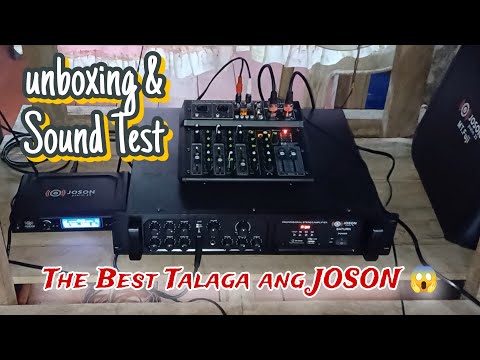 Joson Products Unboxing & Sound test Joson Saturn Amplifier, Joson Wireless mic & Joson Mixer