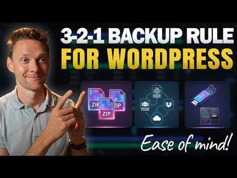 How to Backup WordPress Using 3-2-1 Backup Rule - Set and Forget Simplicity