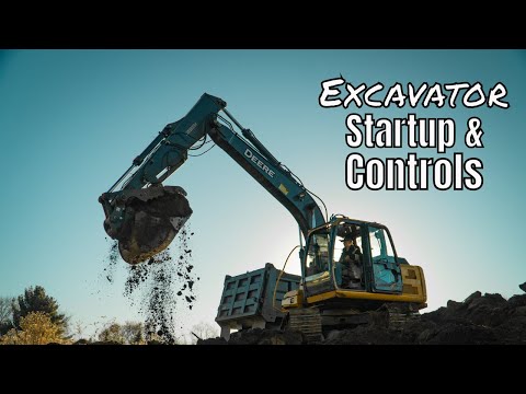 WHAT TO DO BEFORE YOU START AN EXCAVATOR | Excavator Startup and Controls