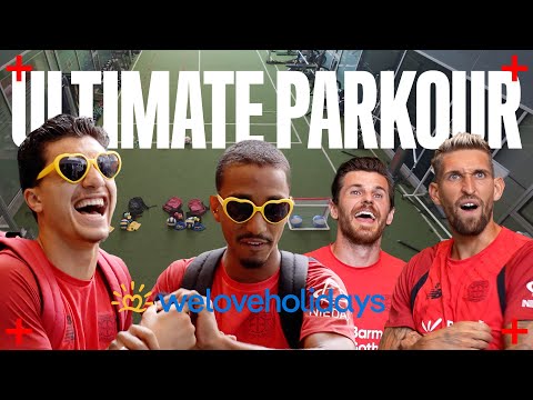 Bayer 04 Pros Battle! 🏆 The Ultimate Parkour Showdown | presented by weloveholidays
