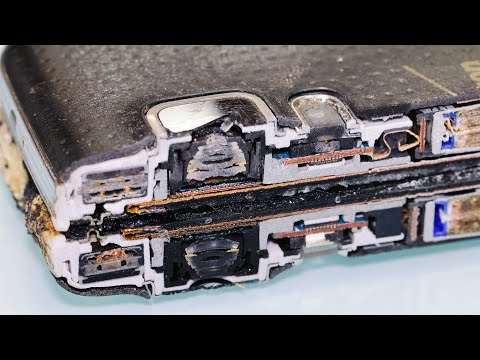 I Cut My Phone in Half with the Waterjet