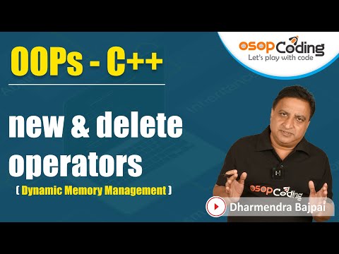 New and delete operator in C++ | Dynamic memory allocation in C++ | C++ Full playlist - #Lecture27