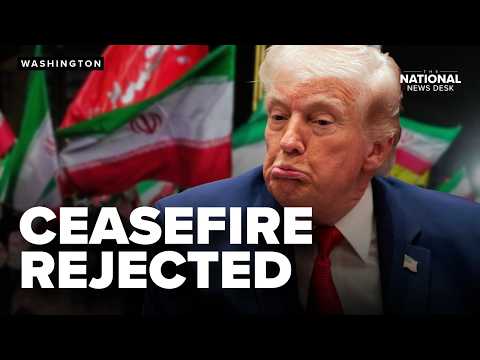 Iran DISMISSES Trump’s CEASEFIRE plan