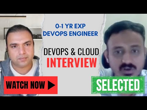 Excellent 1 Year experienced DevOps Cloud Engineer Interview