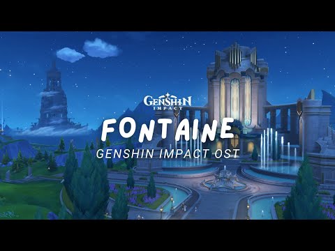 An Evening in Fontaine 🌙 Relaxing Genshin Impact Music | Fontaine OST 原神 [No Mid-Roll Ads]