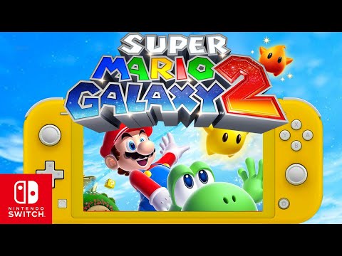 Super Mario Galaxy 2 Nintendo Switch Lite: Handheld Gameplay First Look
