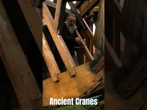 Roman Crane Lifting 2 Tons With Only 2 People #ancienttechnology #ancientromans #ancientmysteries
