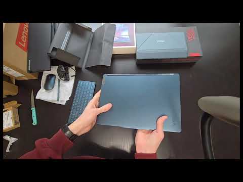 Lenovo Yoga Book 9I 2024 Unboxing, Size comparison Zenbook Duo 2024