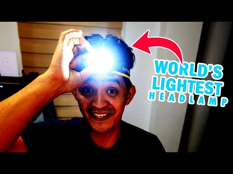 World's Lightest Rechargeable Headlamp: NITECORE NU43 Review