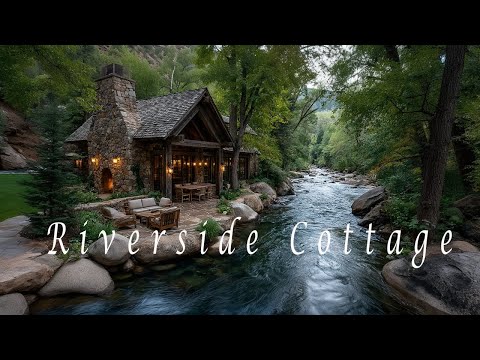 Peaceful Riverside Cottage – Healing Meditation Music – Spiritual Ambience for Deep Inner Peace