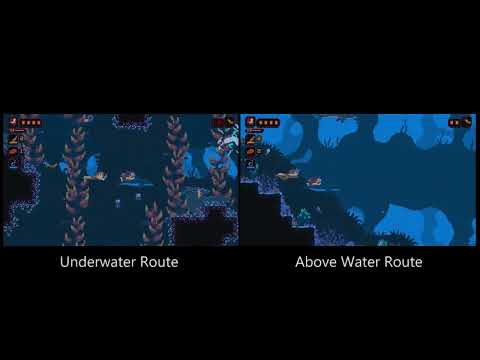 Primal Planet Any% - Underwater Route Comparison