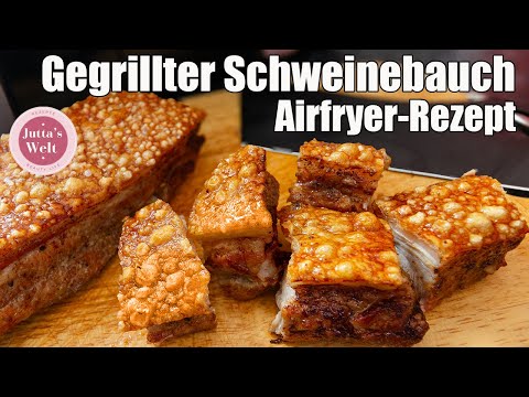 Schweinebauch-Explosion im Airfryer 😋 😁So knusprig, dass es knallt🧨🎉
