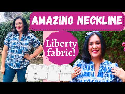 Liberty of London Dream! Lovely Facing & collar. Muse (Love Notions)