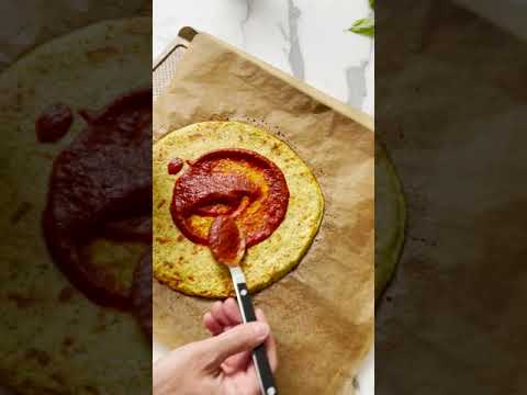 Cauliflower Pizza Crust #shorts