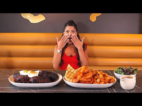 "I KNOW WHY THIS IS UNDEFEATED" BIG DADDY STEAK CHALLENGE NO ONE COULD FINISH! | @Leah Shutkever