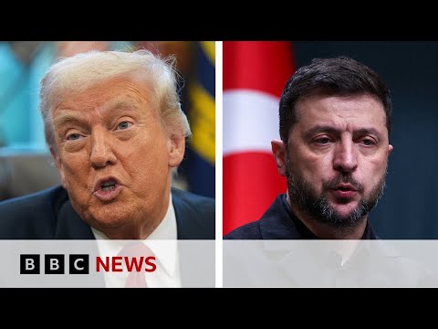Donald Trump urges Ukraine to accept US peace plan | BBC News