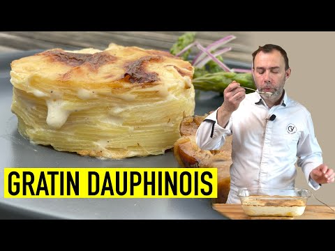 Potato GRATIN DAUPHINOIS I Traditional French side dish recipe
