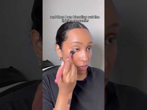No crease under eye tutorial #grwm  #makeuptutorial #concealer #makeuphacks #makeuptips