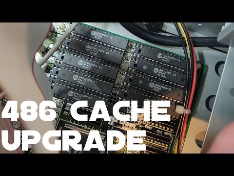 486 DX4 100 CPU and Cache Upgrade + Benchmarking