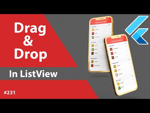 Flutter Tutorial - Drag & Drop In ListView