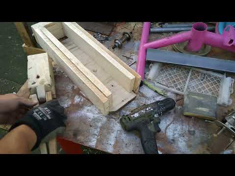 Prensa Latas de Aluminio Hecha con Madera de Pallet Reciclado MUY ECONÓMICO