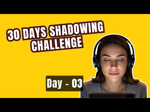 English Shadowing Challenge day 03 | Learn English through shadowing |