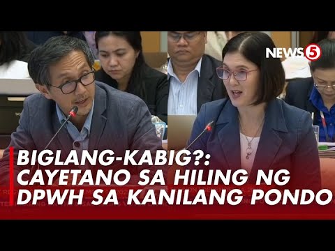 Cayetano, kinuwestiyon ang hiling ng DPWH na ibalik ang tinapyas na material cost sa kanilang pondo