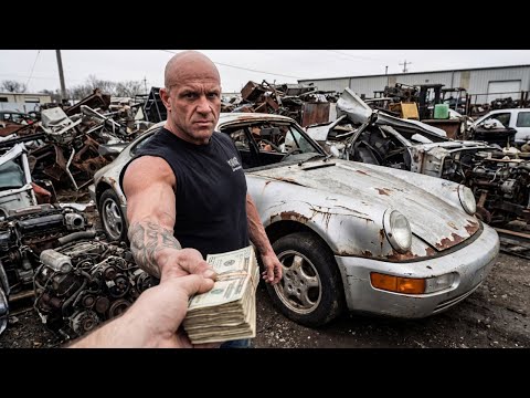 I Bought an Abandoned Silver Porsche 911 (964) Turbo 1991 for 300$ Cash… Full ASMR Restoration ASMR