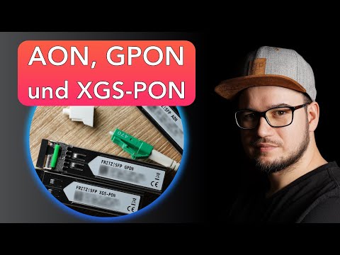 AON, GPON und XGS-PON erklärt - Glasfaser Technik