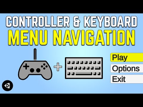 Controller and Keyboard Menu Navigation w/ Input System - Unity Tutorial