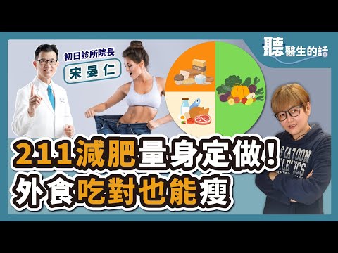 '23.10.26【愛健康│聽醫生的話】宋晏仁醫師談「211減肥量身定做！外食吃對也能瘦」