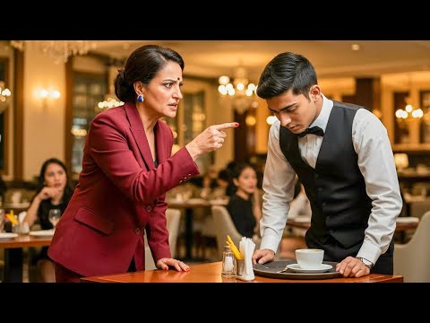 घमंडी औरत ने वेटर के मुँह पर टिप के पैसे फेंके... वेटर ने जो जवाब दिया, वो सुनकर औरत रो पड़ी! 😭