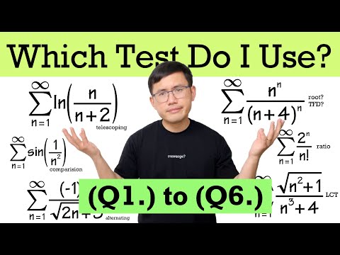Which series convergence test do I use? (ratio, comparison, telescoping, geometric, ...)