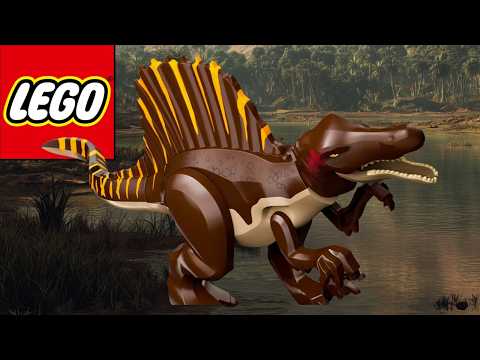 Lego Jurassic World Rebirth 76976 Spinosaurus & Quetzalcoatlus Air Mission Speed Build