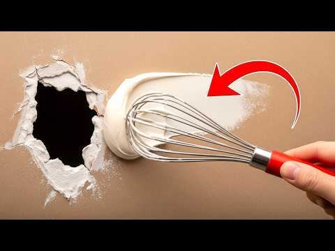 60 Year Old Mason Was Stunned by This Method! Repair Hole in Drywall in 5 Minutes