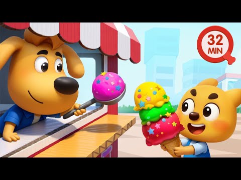 Yummy Yummy Ice Cream | Fun Stories for Kids | Police Cartoon | Sheriff Labrador