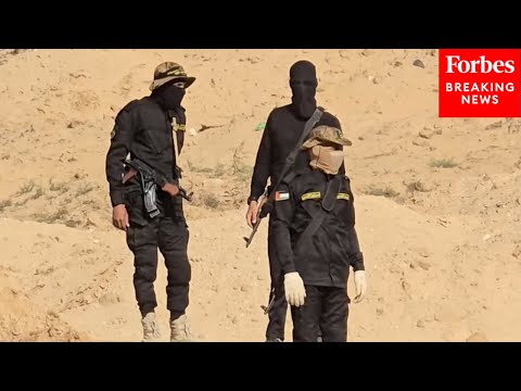 Armed Hamas Members Present As Gazans Continue Efforts To Recover Bodies Of Hostages