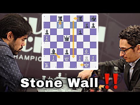 Hikaru Nakamura vs Fabiano Caruana | Hikaru face a SOLID WALL !! ๐ฌ