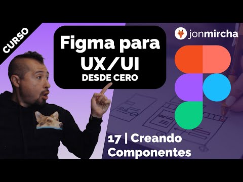 Figma for UX/UI: 17. Creating Components - jonmircha